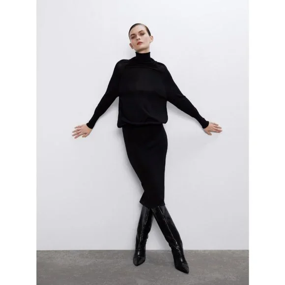 slim fit dress slacks ZARA MAXI DRESS main image 0
